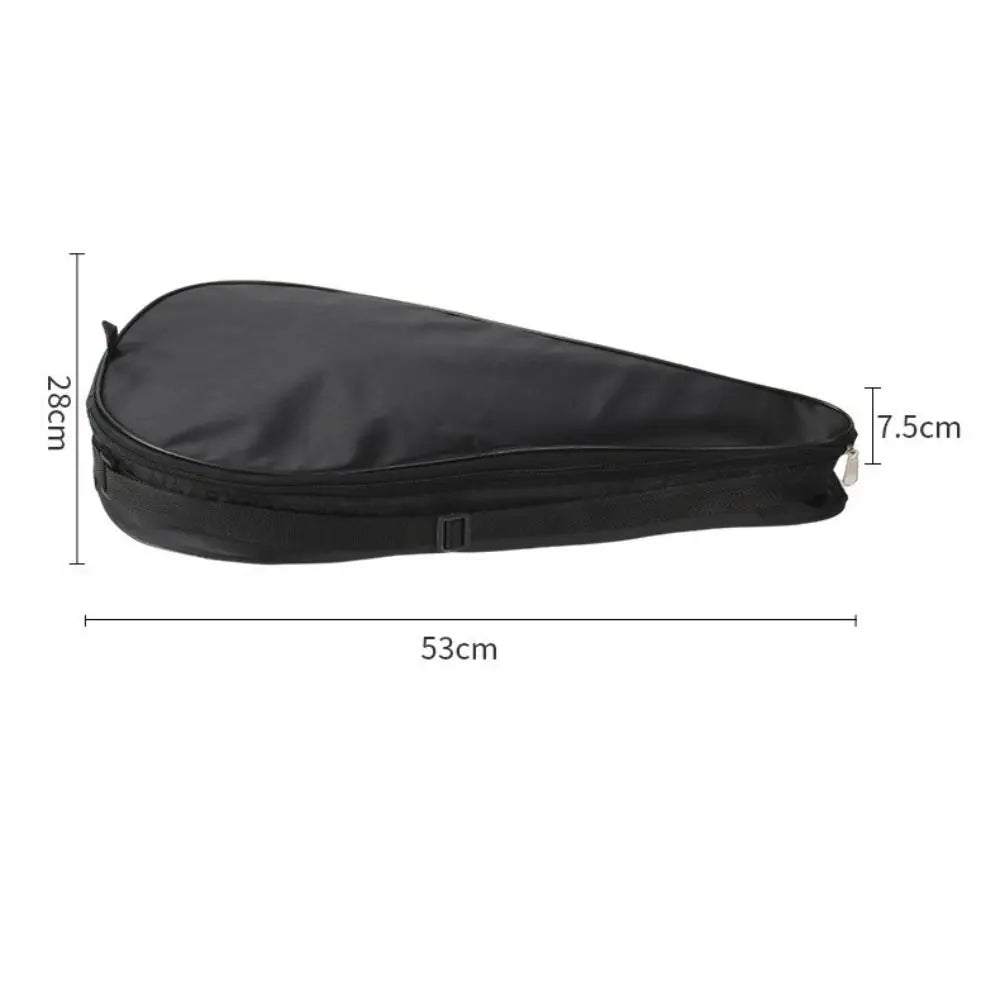 Bolso negro para raqueta de tejido Oxford