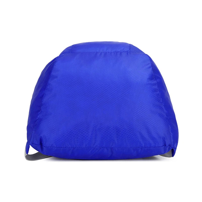 Mochila plegable de nylon con bolsa de guardado