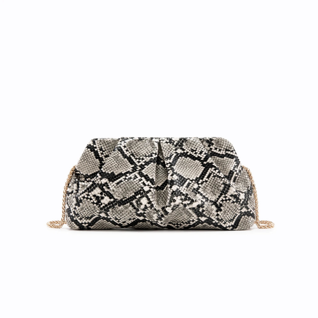 Cartera de fiesta de PU con cadena