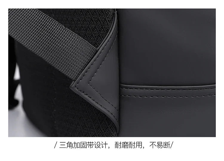 Mochila enrollable de microfibra con espacio para computadora