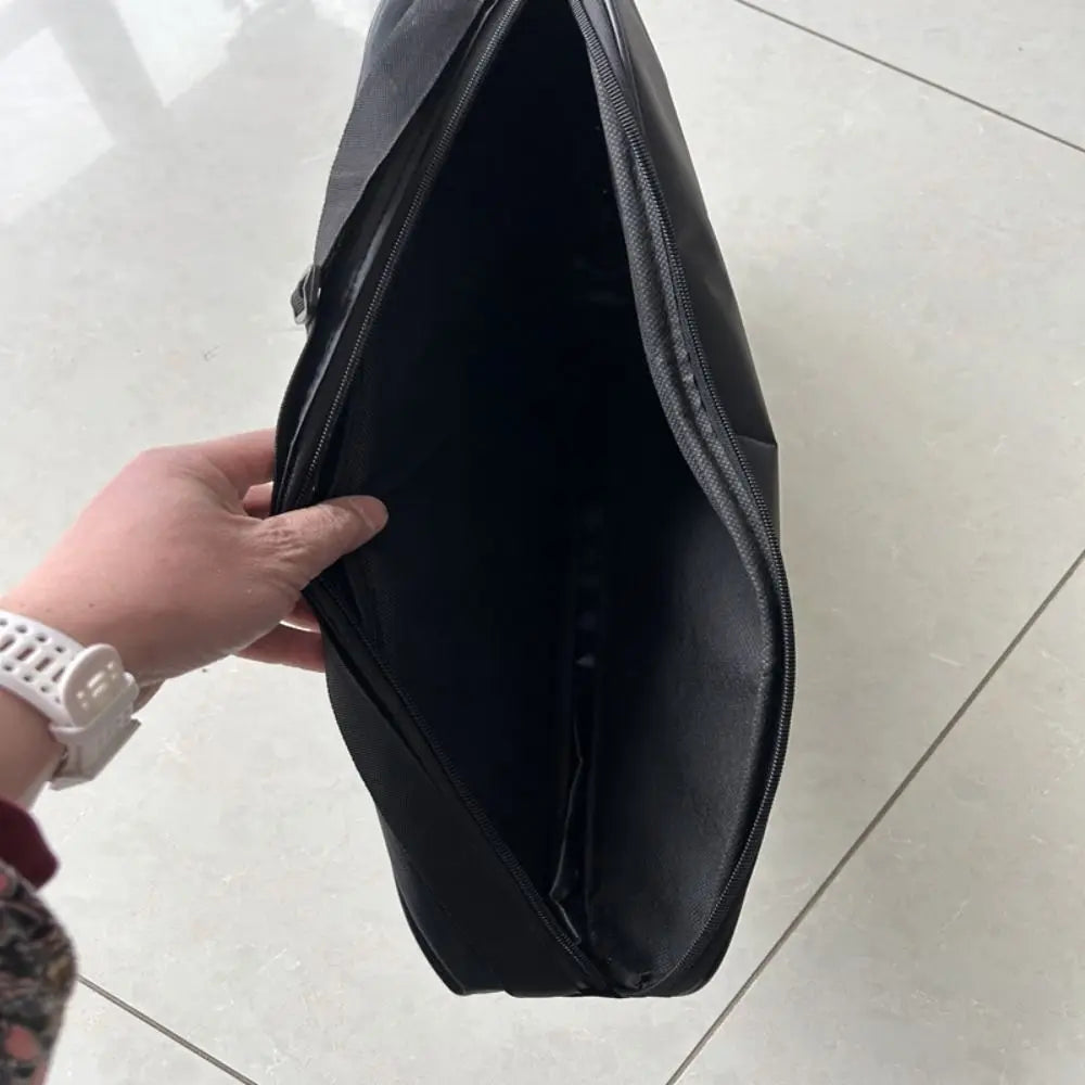 Bolso negro para raqueta de tejido Oxford