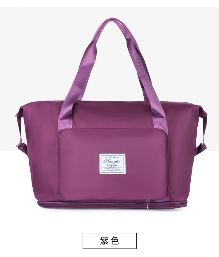 Bolso de viaje expandible y plegable de nylon