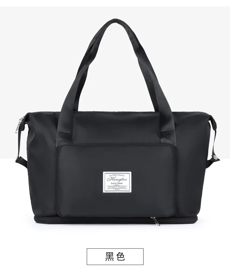 Bolso de viaje expandible y plegable de nylon