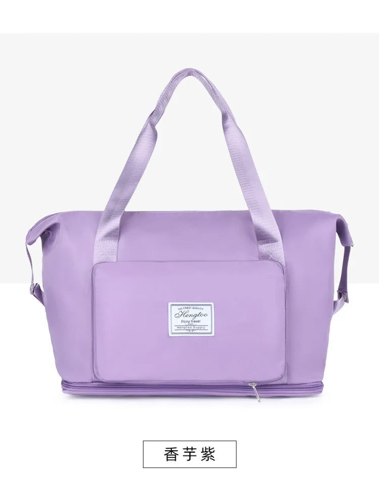 Bolso de viaje expandible y plegable de nylon