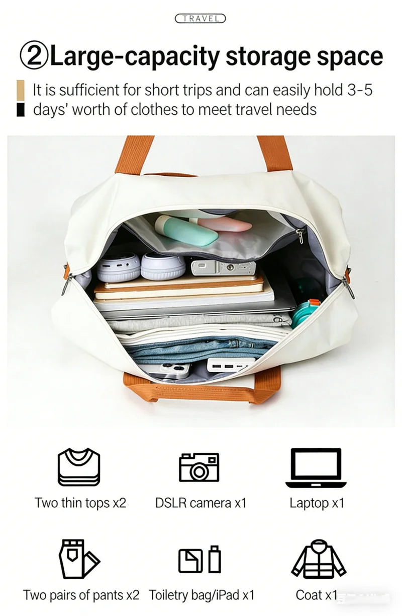 Bolso de viaje y gimnasio con compartimento para calzado