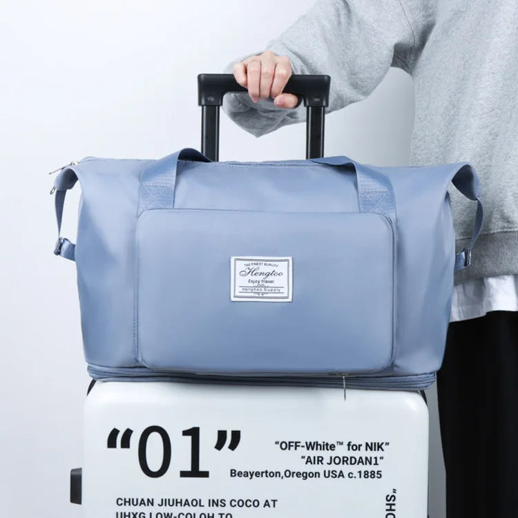 Bolso de viaje expandible y plegable de nylon