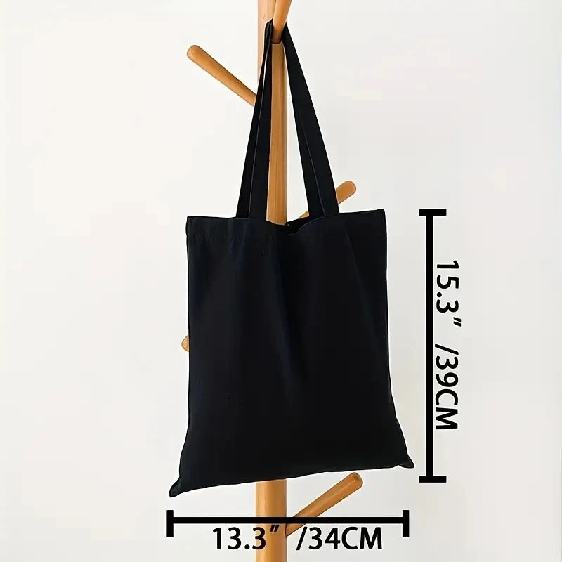 Bolso tote abierto liso para compras y paseos