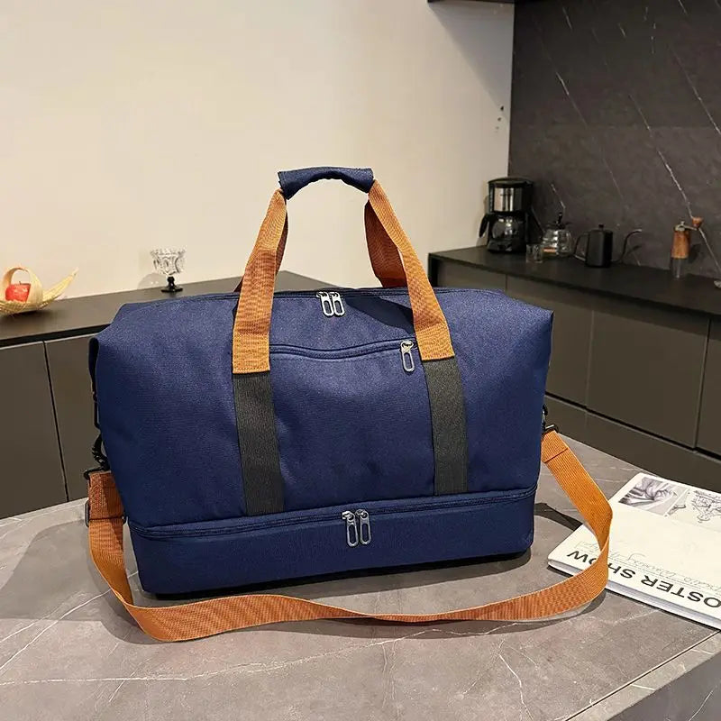 Bolso de viaje y gimnasio con compartimento para calzado