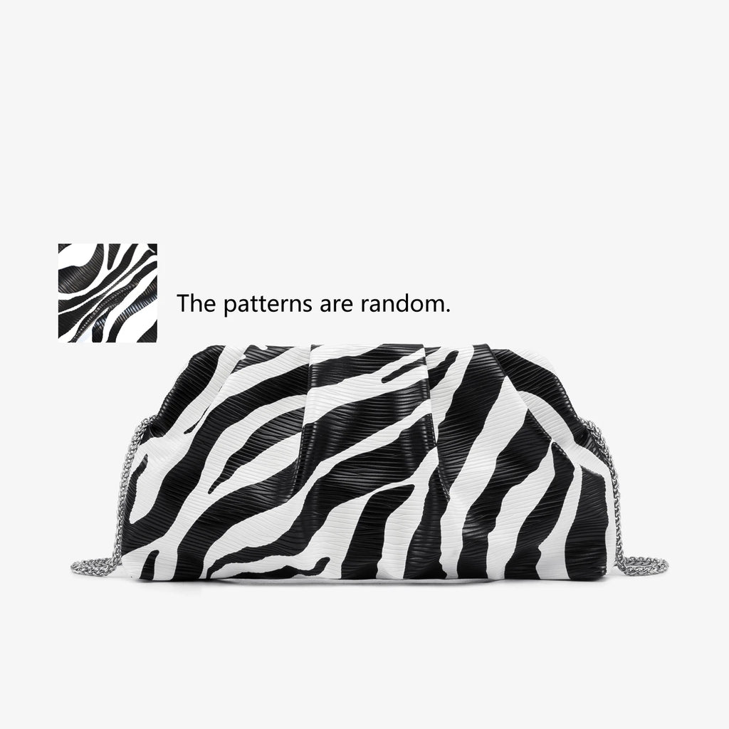 Cartera de fiesta de PU con cadena