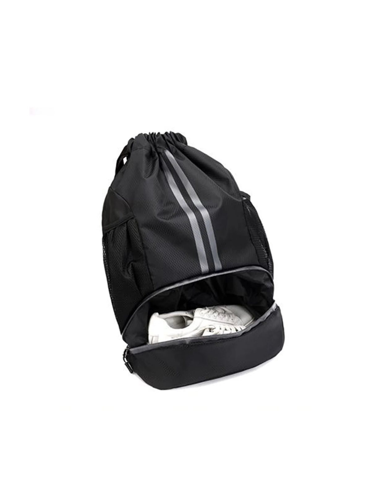 Mochila deportiva con cordón y separación húmedo-seco
