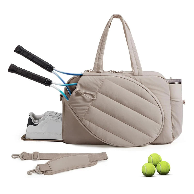 Bolso para raqueta con organización por compartimentos