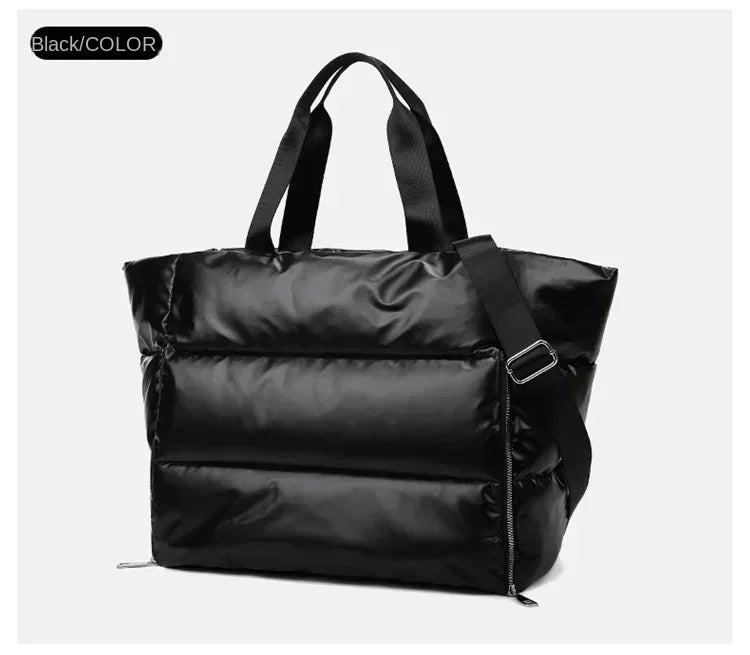 Bolso de gimnasio con bolsillo húmedo y correa desmontable