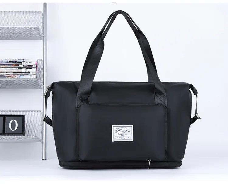 Bolso de viaje expandible y plegable de nylon