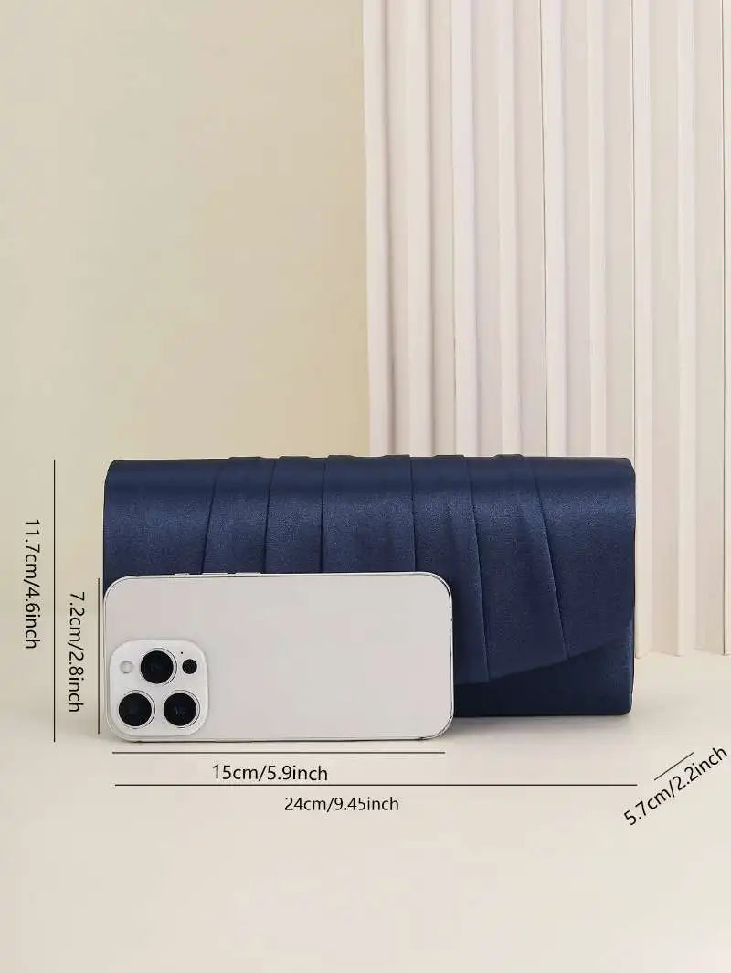 Sobre de fiesta plisado de poliéster
