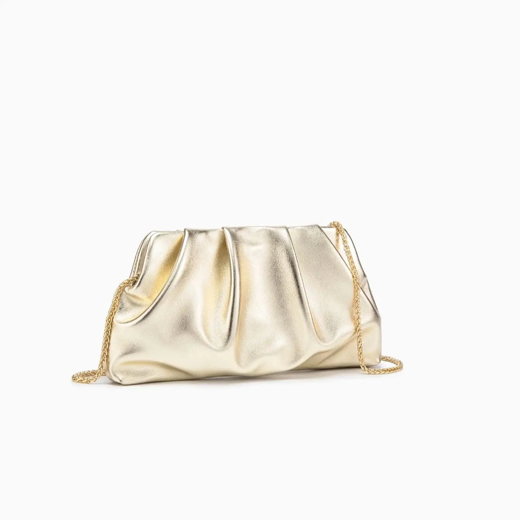 Cartera de fiesta de PU con cadena
