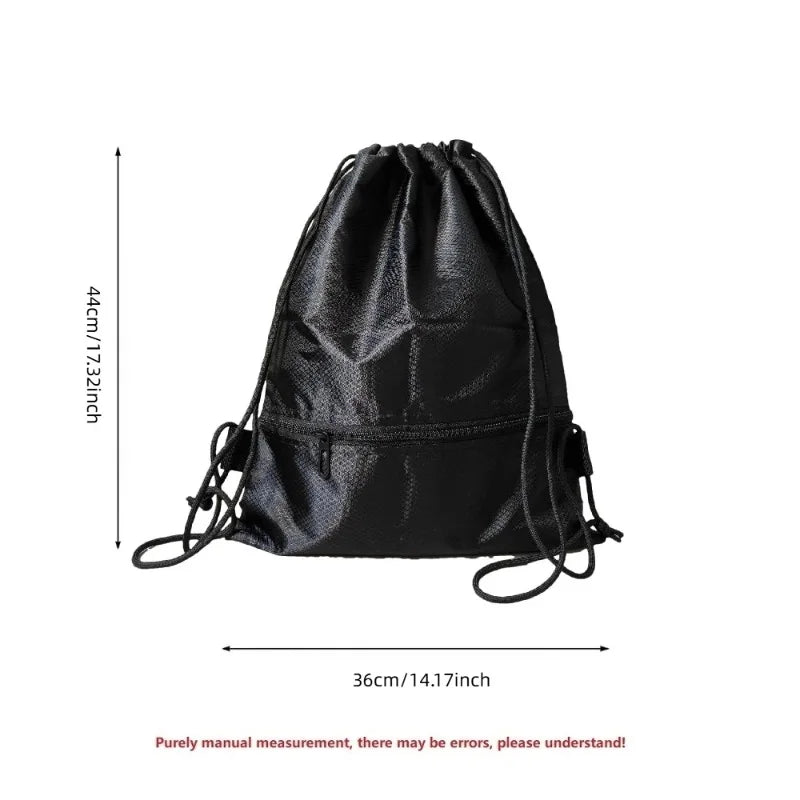 Mochila plegable de tejido Oxford con cordón