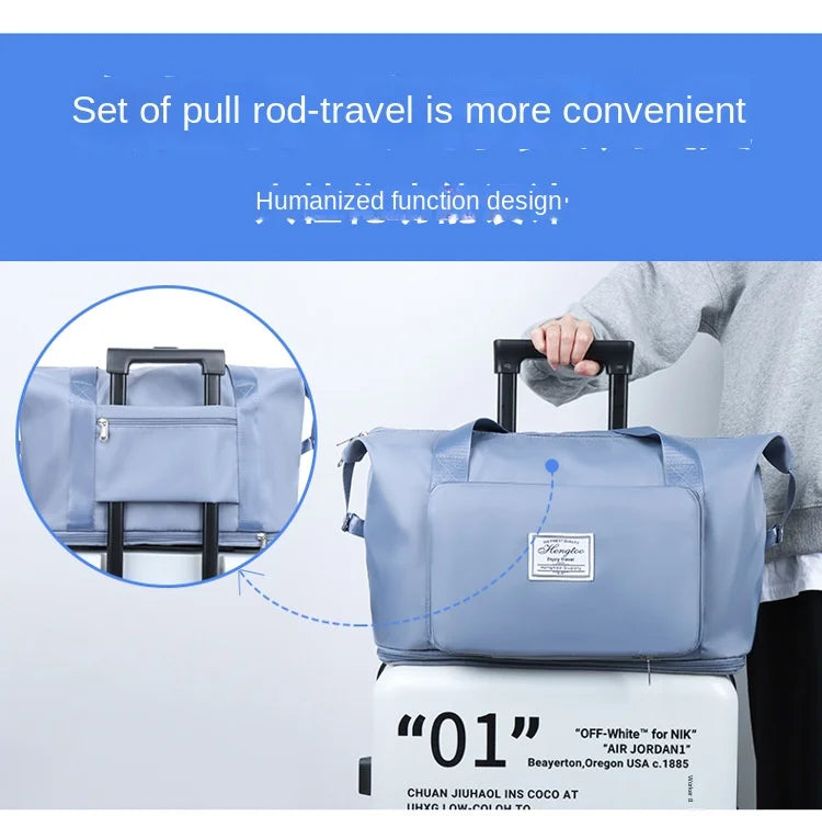 Bolso de viaje expandible y plegable de nylon