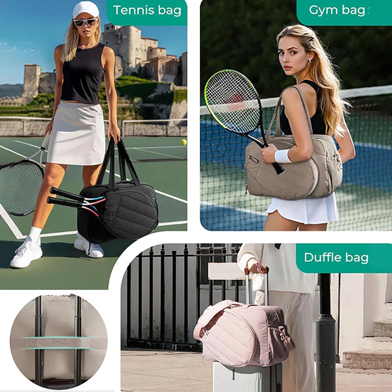 Bolso para raqueta con organización por compartimentos