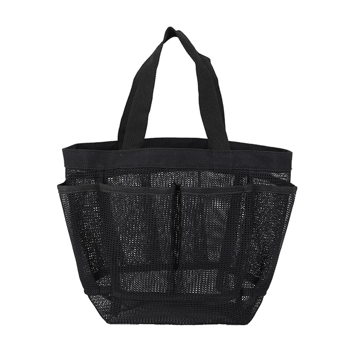 Bolso organizador de malla con ocho bolsillos