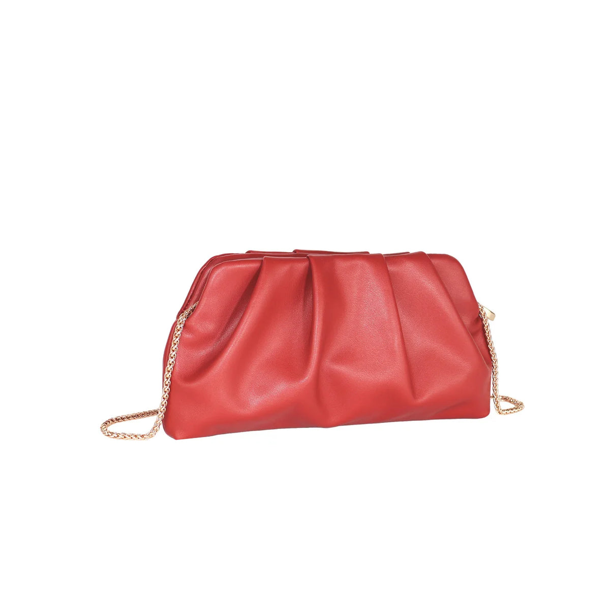 Cartera de fiesta de PU con cadena