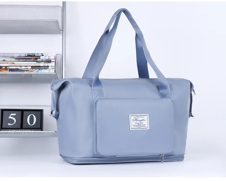 Bolso de viaje expandible y plegable de nylon