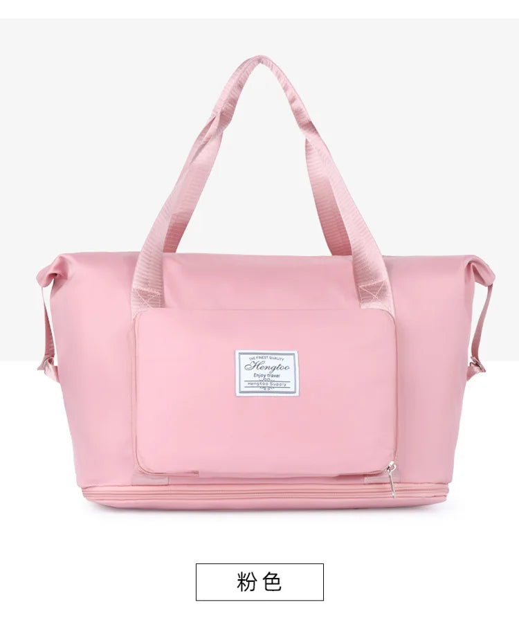 Bolso de viaje expandible y plegable de nylon