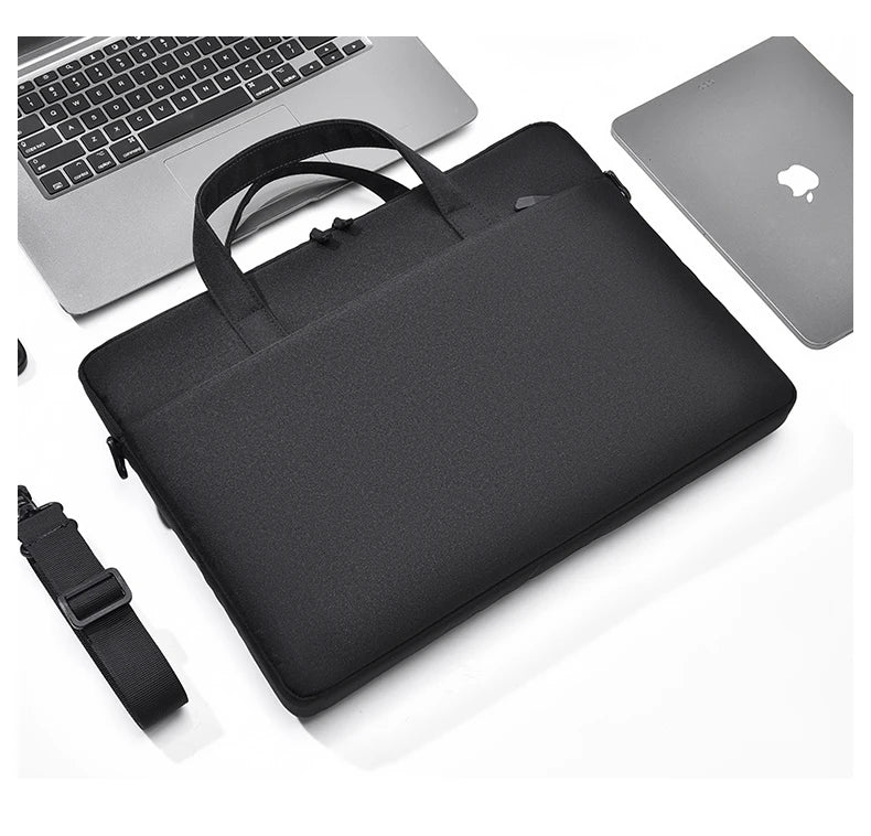 Maletín para notebook con espacio para accesorios
