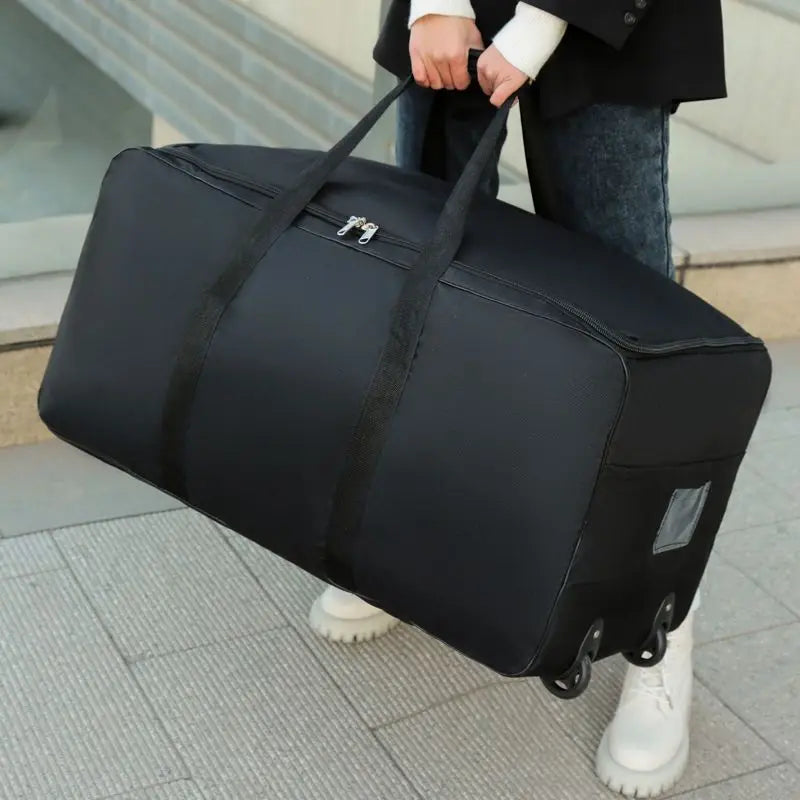 Bolso de viaje plegable y expandible con ruedas