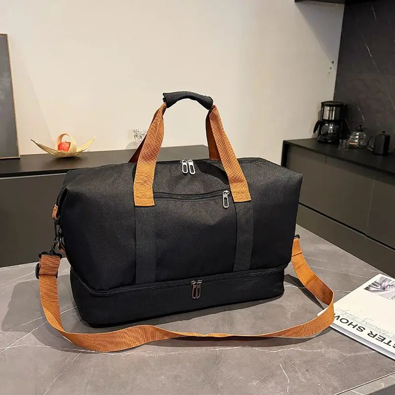 Bolso de viaje y gimnasio con compartimento para calzado