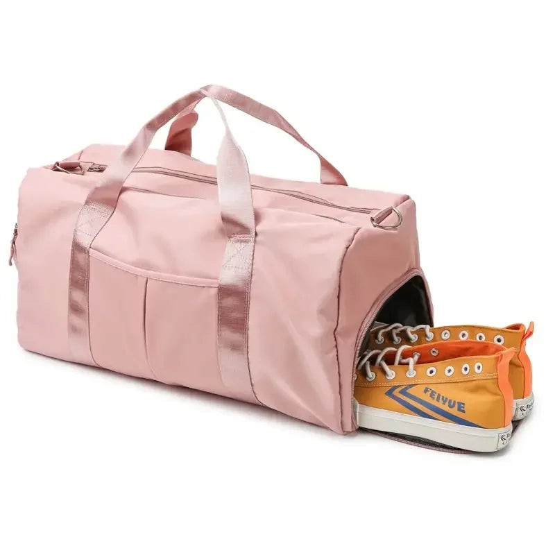 Bolso de viaje y gimnasio con separación húmedo-seco