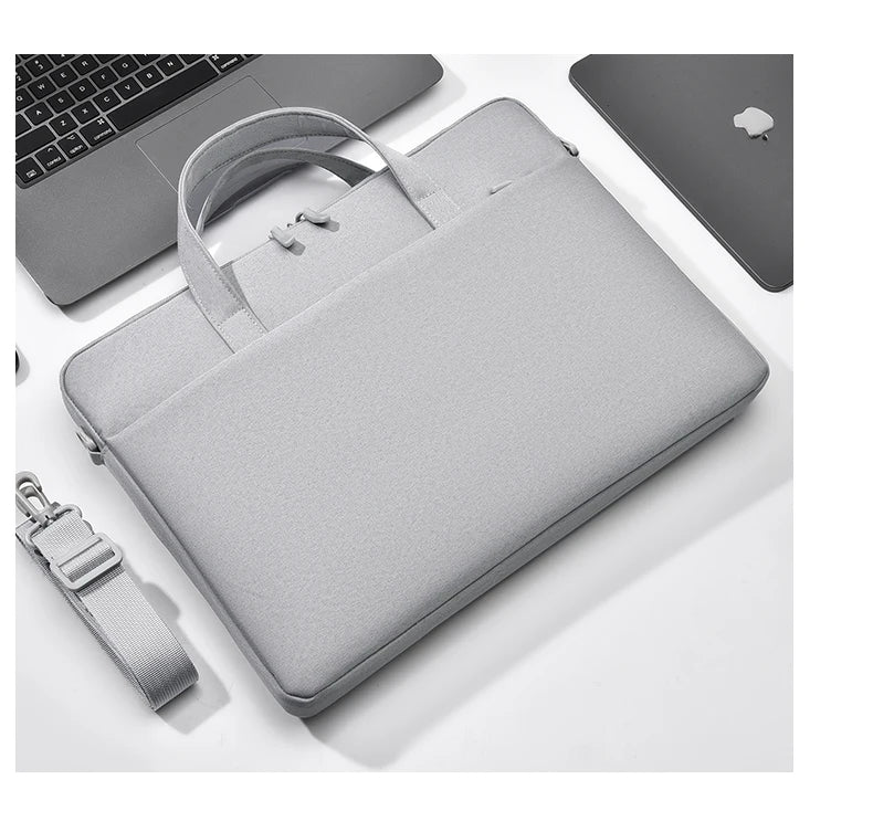 Maletín para notebook con espacio para accesorios