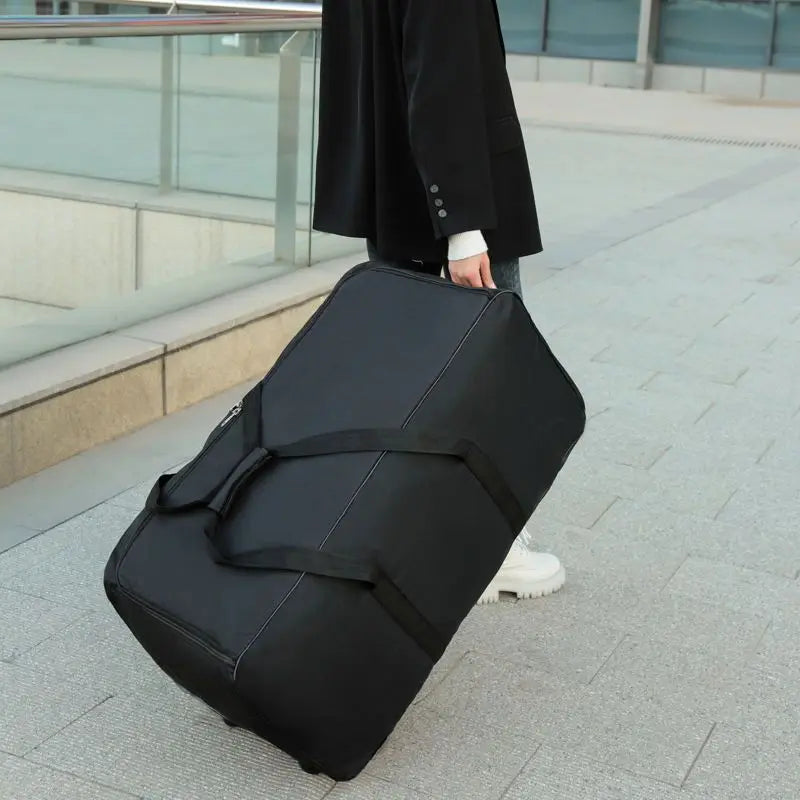 Bolso de viaje plegable y expandible con ruedas