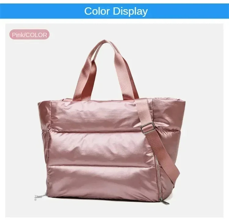 Bolso de gimnasio con bolsillo húmedo y correa desmontable